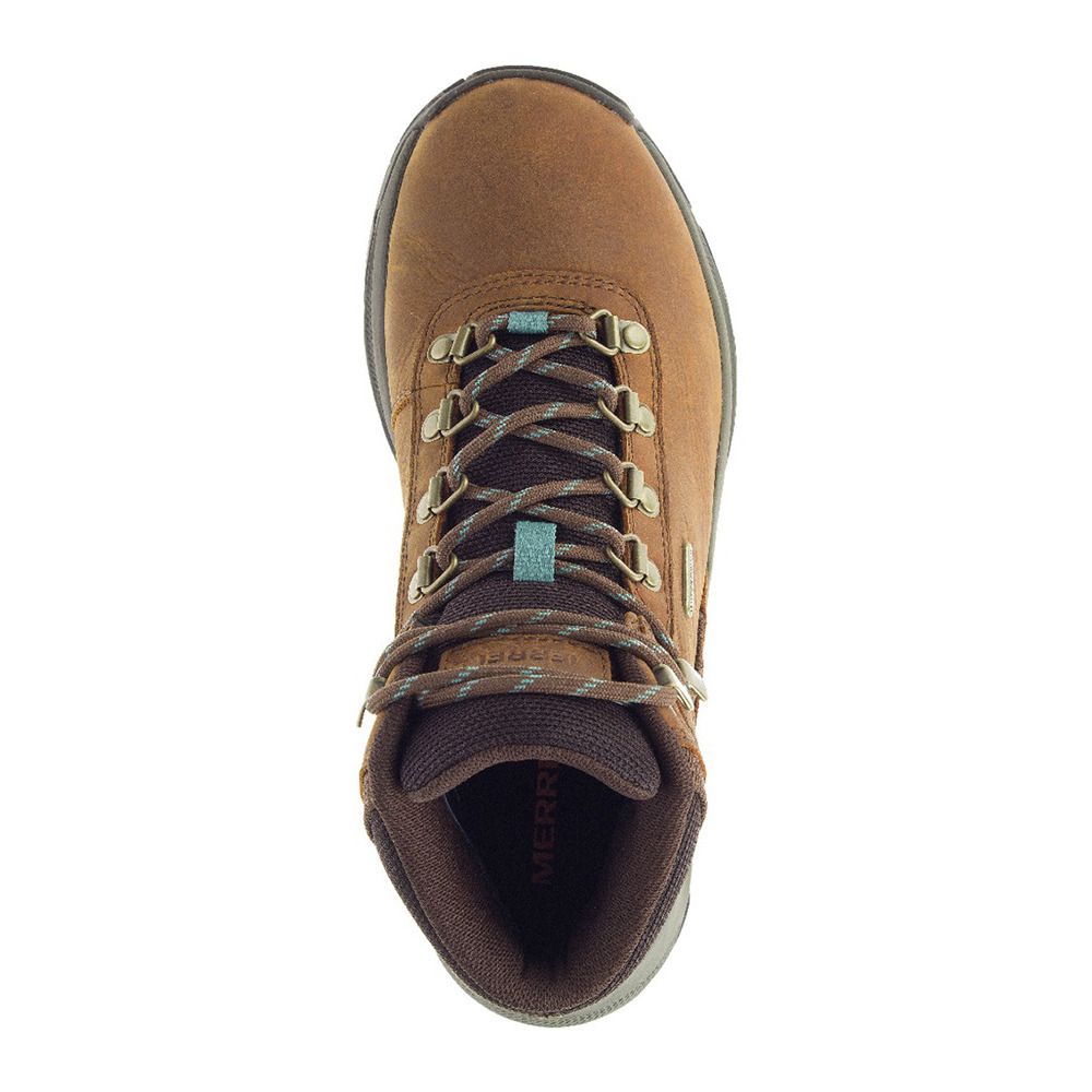Merrell ERIE MID LTR WP - Chaussures de randonné Femme toffee