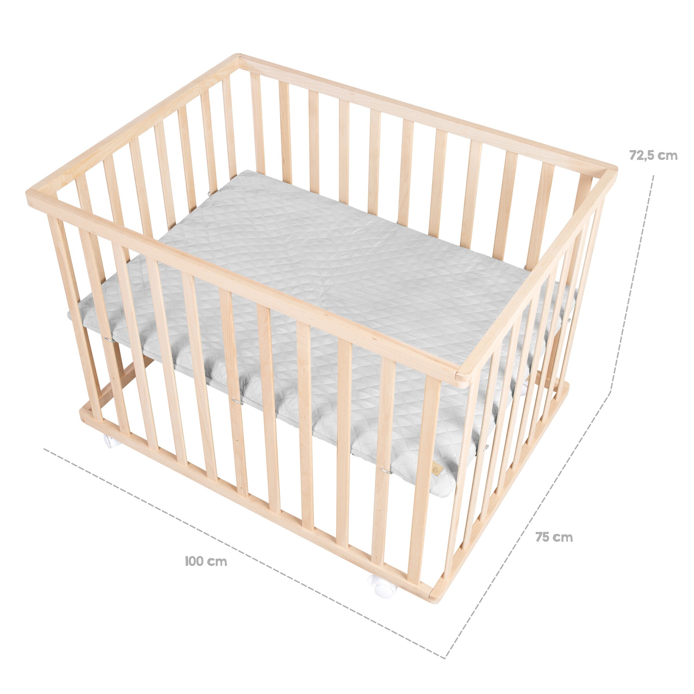roba Laufgitter 100x75 roba Style grau