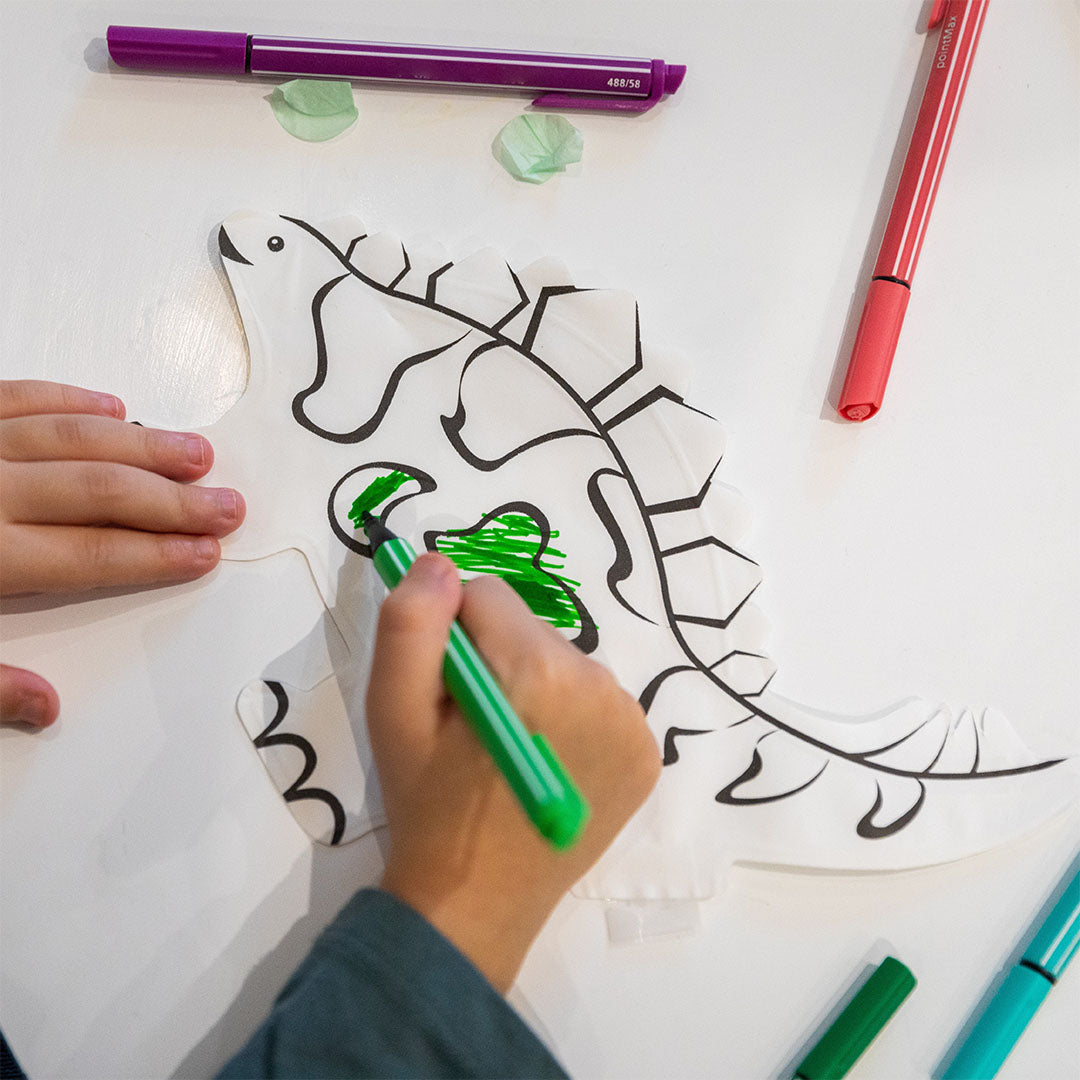 Ara créative opblaasbare kleurplaat dinosaurussen