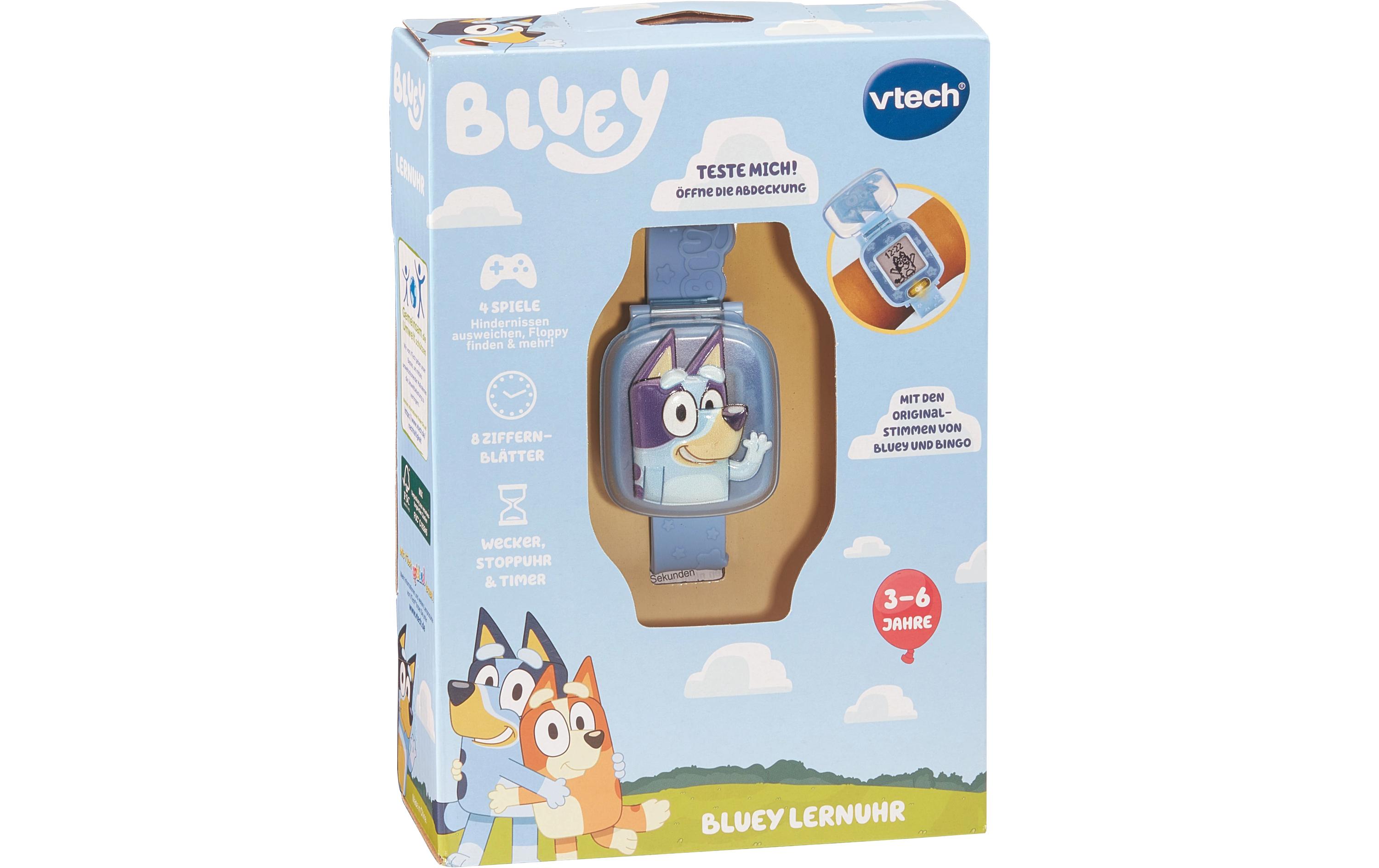 Lernuhr Bluey -DE-Armbanduhr für Kinder