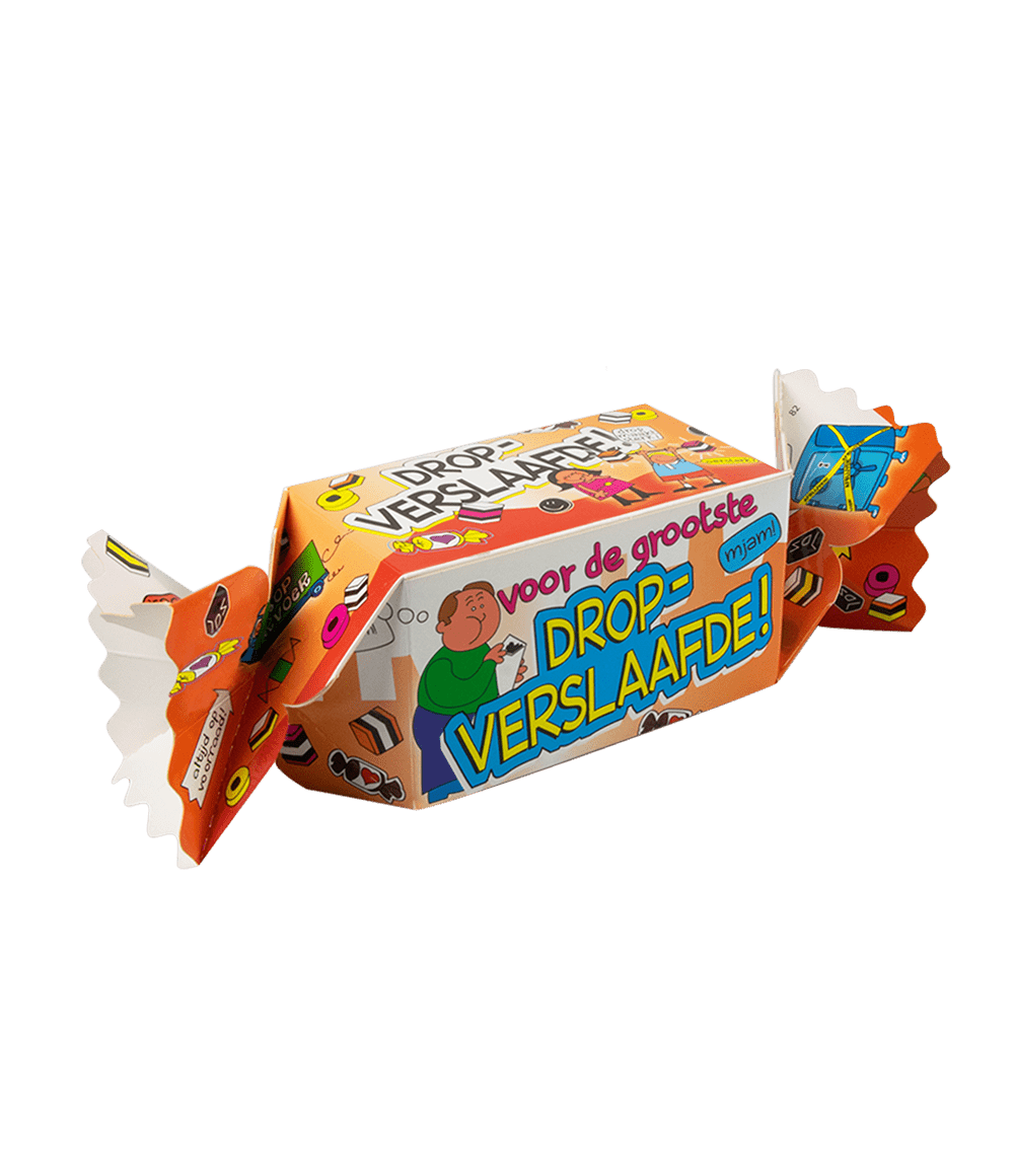Geschenkdoosje Dropverslaafde 26cm