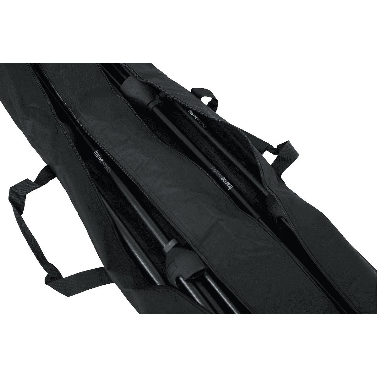 Gator Cases GPA-SPKSTDBG-58DLX nylon tas voor 2x speaker-standaard / 6x mic standaard