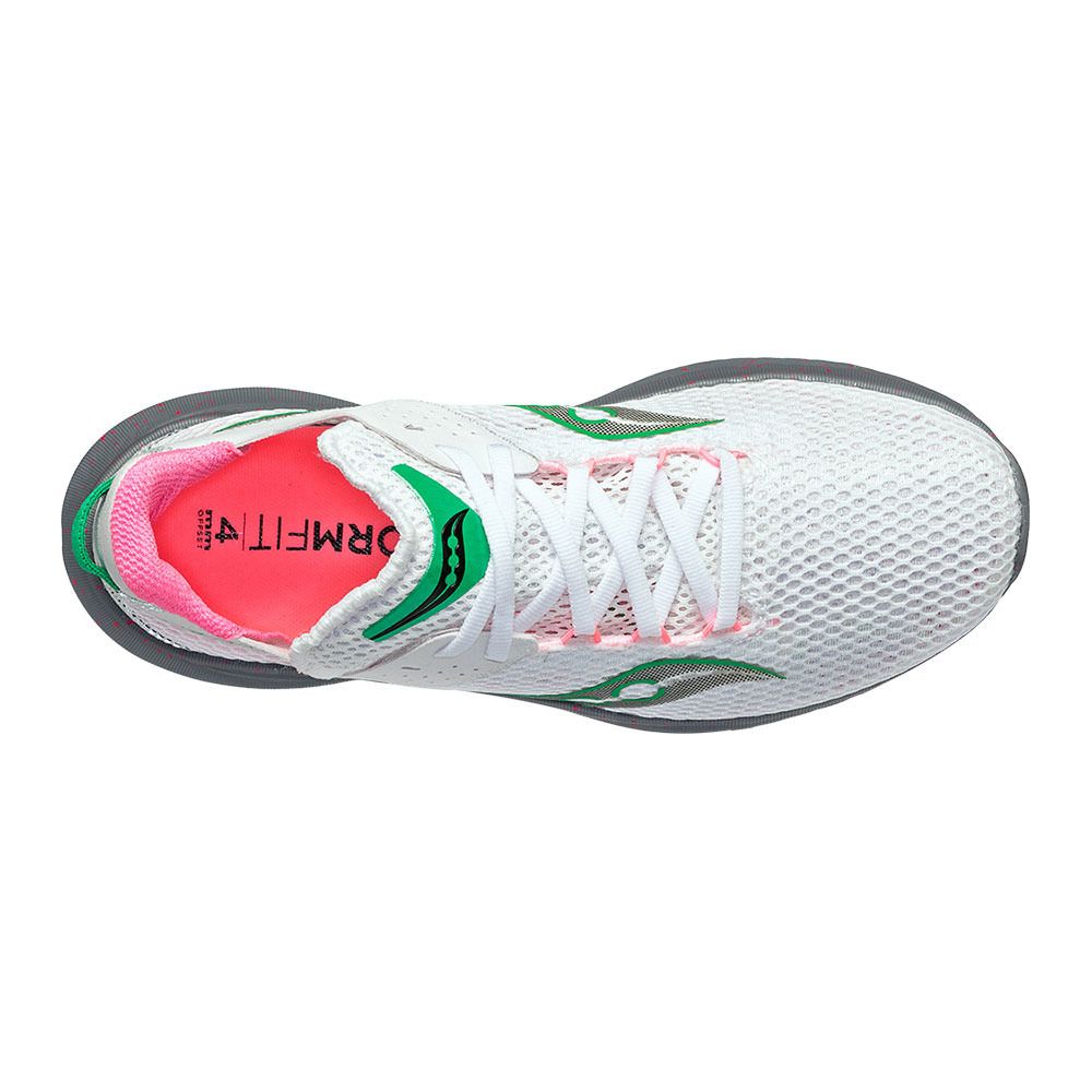 Saucony KINVARA 14 - Chaussures running Femme white/gravel