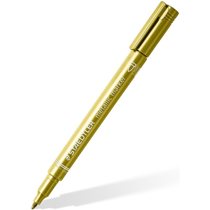 Marqueur staedtler corps metallique 8323 pointe ogive  2,7mm trace 1 a 2mm