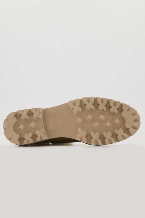 Chelseaboots, Teddyfell-Besatz, Fleecefutter, Weite H