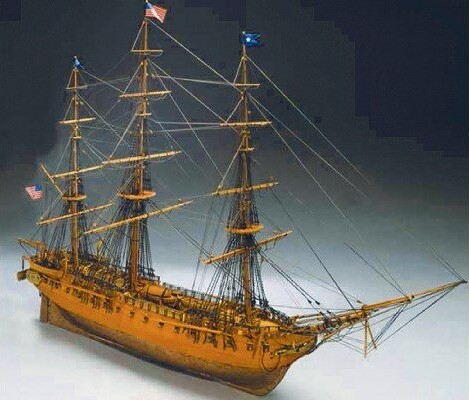 Billing Boats - Uss Constitution 508 Model Skib Byggesæt - 1:100 - Bb508