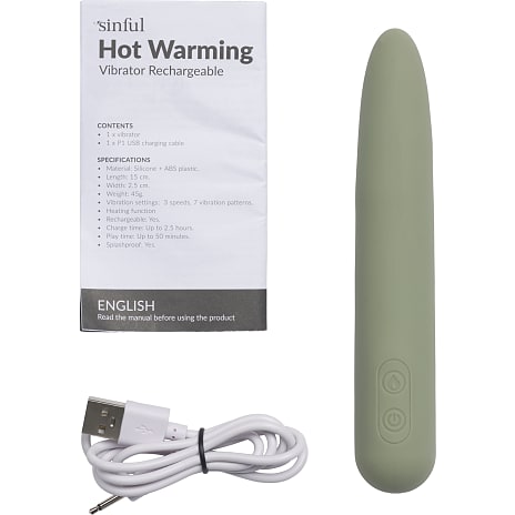 Sinful Hot varmende vibrator