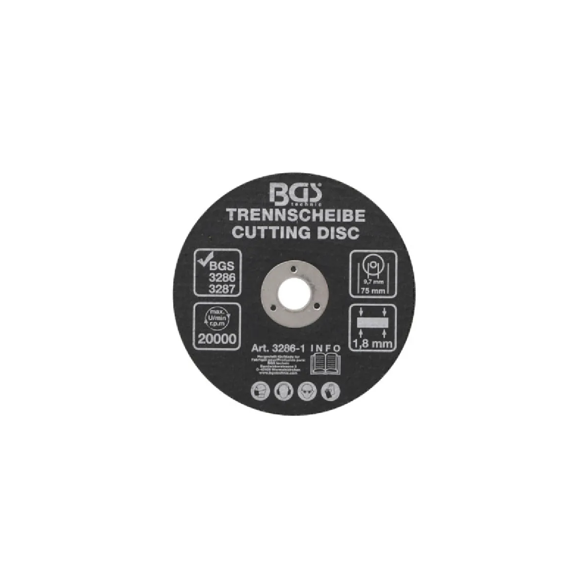 BGS 3286-1 - Disque à couper