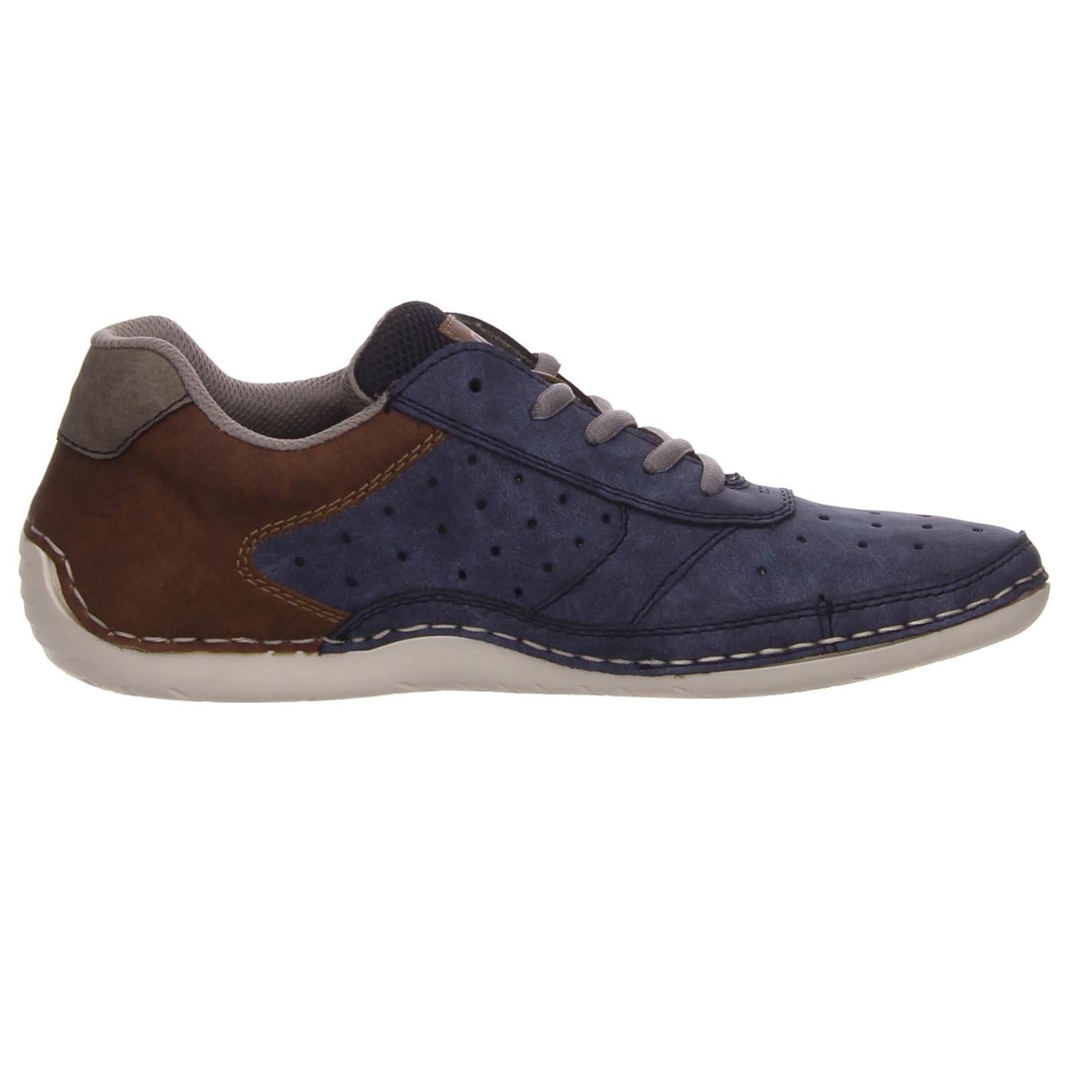 Rieker Schnürhalbschuh blau blau