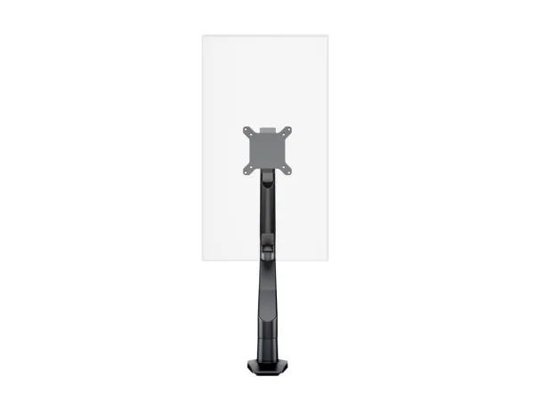 Multibrackets M VESA Gas Lift Arm Single HD - Monteringssæt (drejelig arm, klemme til montering på skrivebord) - for fladt panel - aluminium - sort - skærmstørrelse: 15