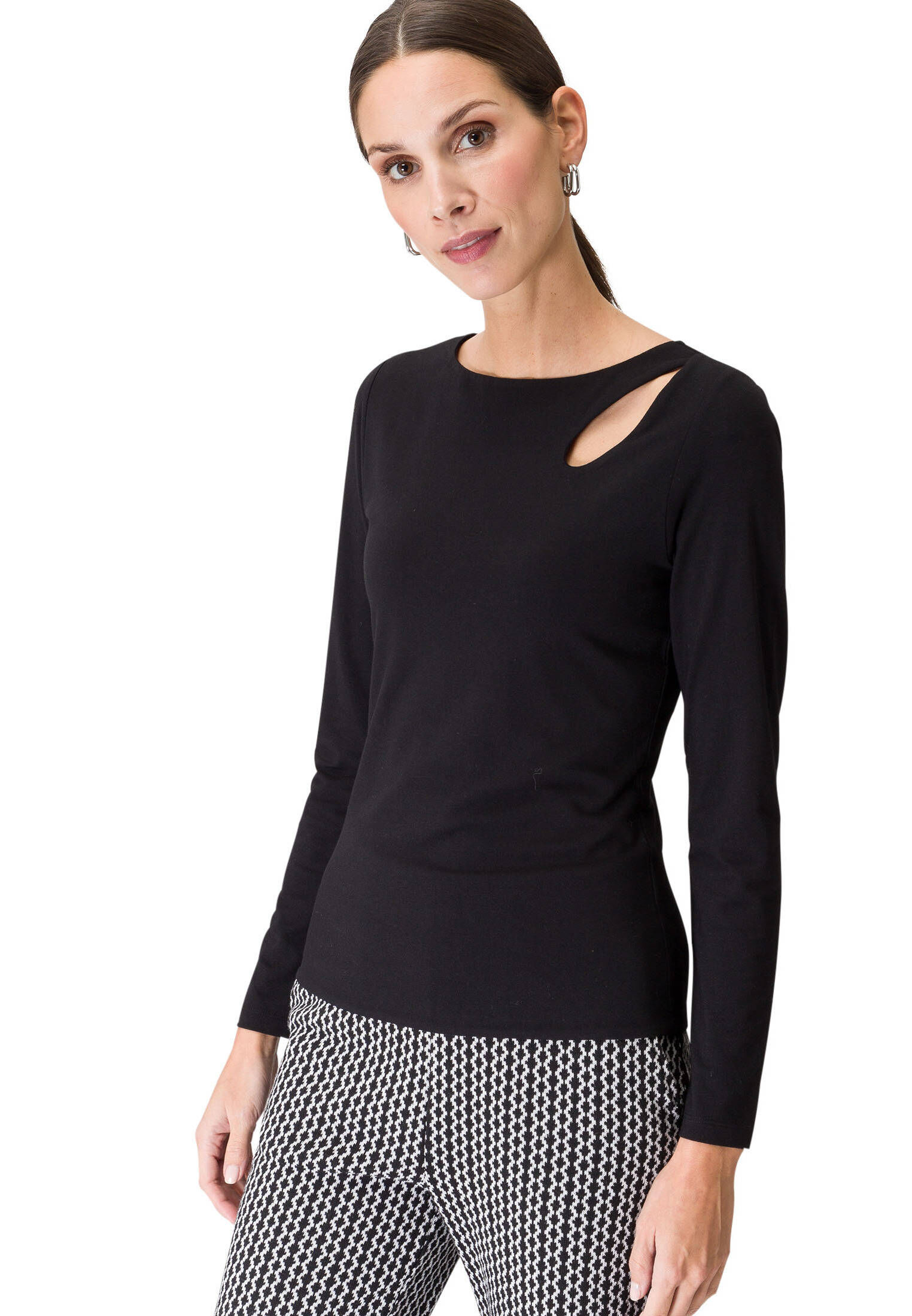 zero| Damen Shirt mit Cut-Outs