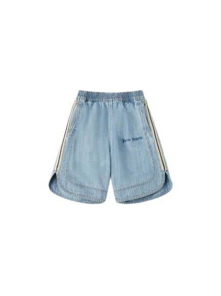Palm Angels Track Chambray Shorts