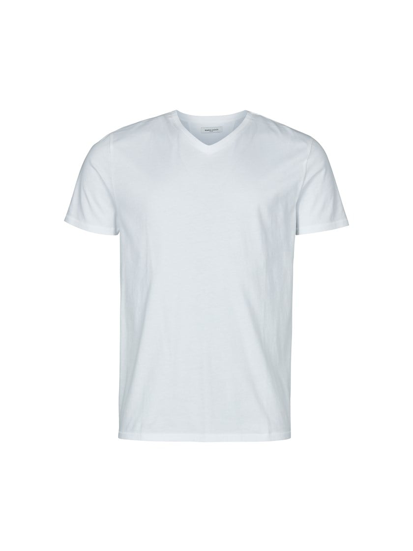 Rizzo v-hals t-skjorte Bright White
