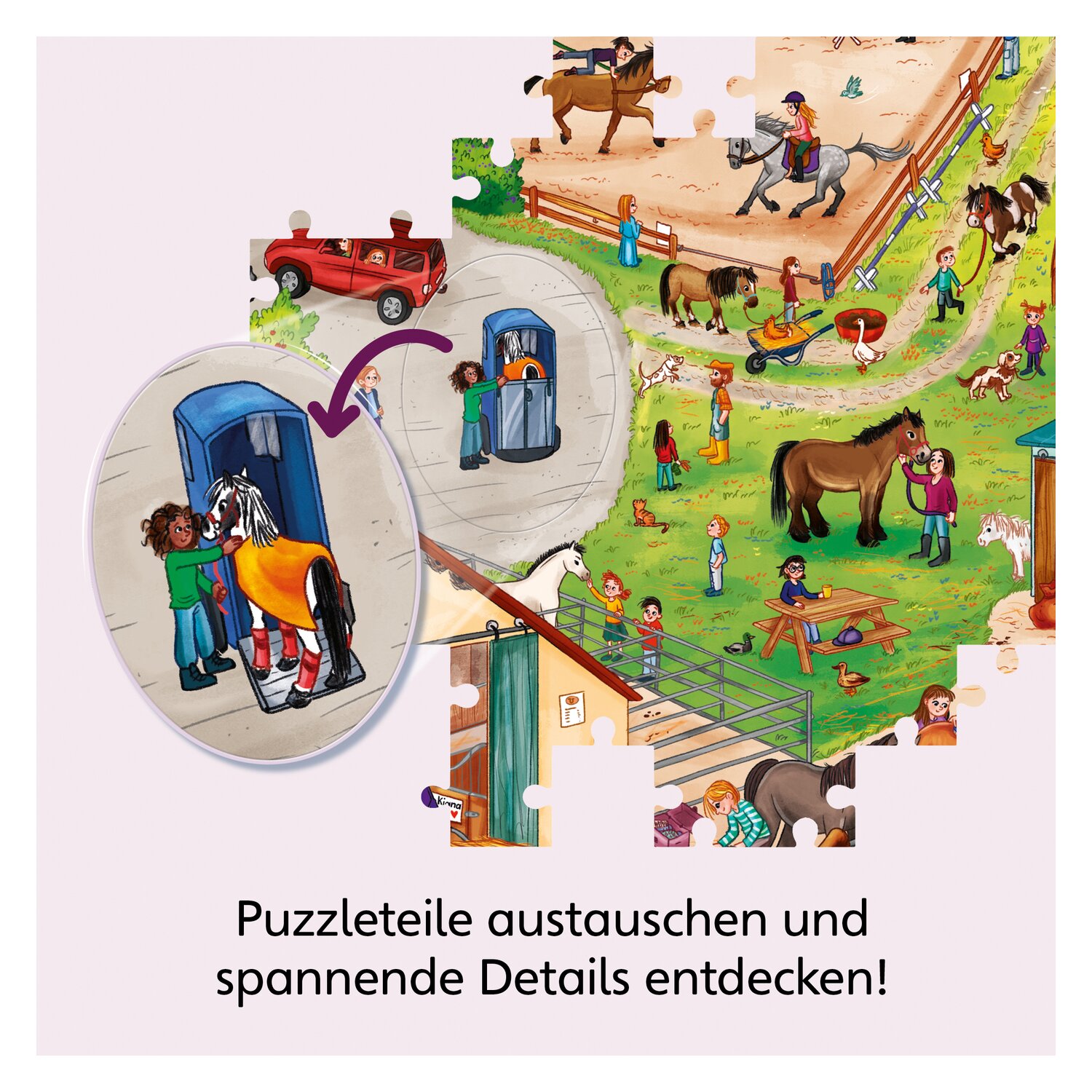 WAS IST WAS Junior Puzzle Pferde & Ponys