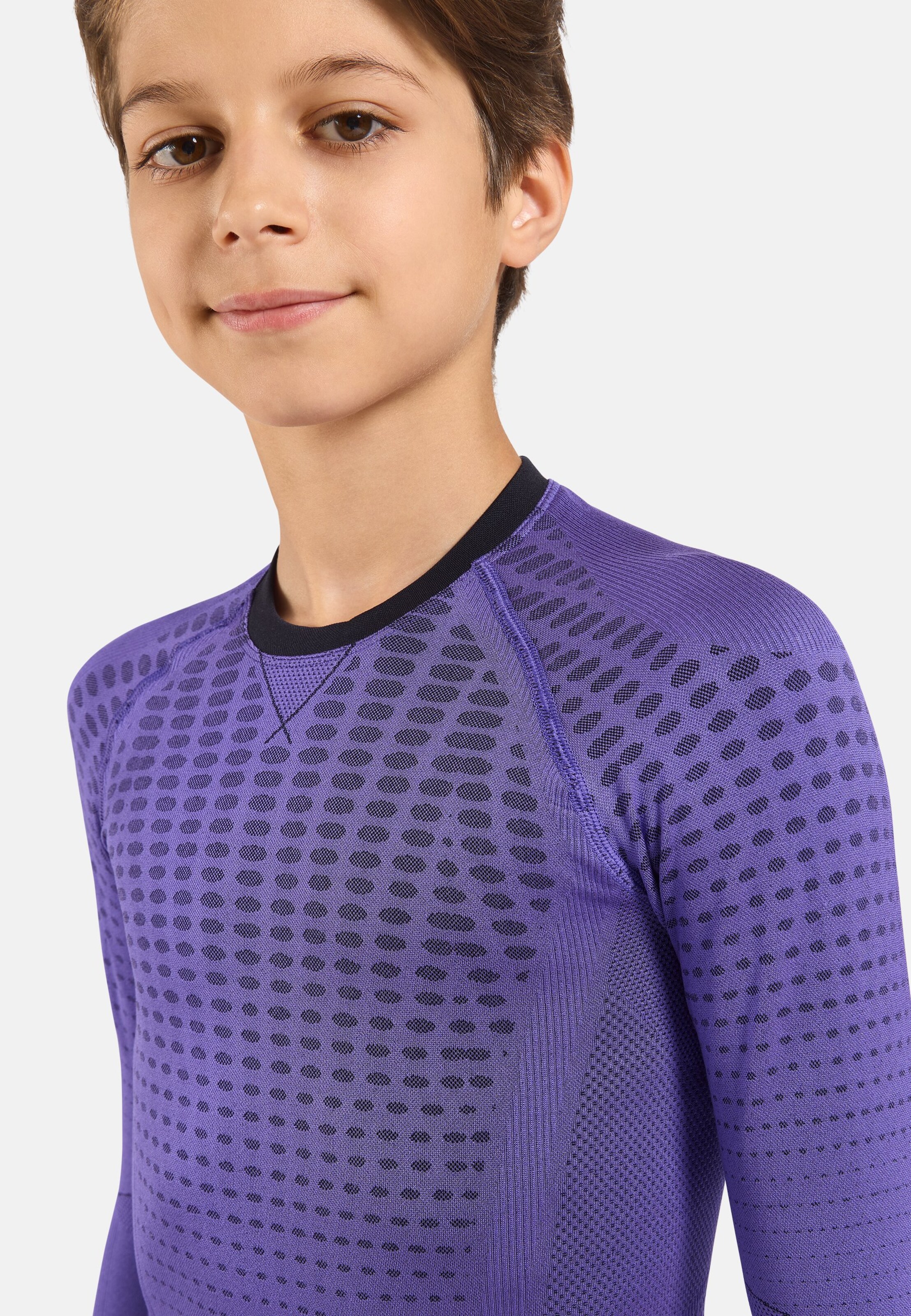 Evolution Warm Base Layer Langarmshirt in afterparty - black