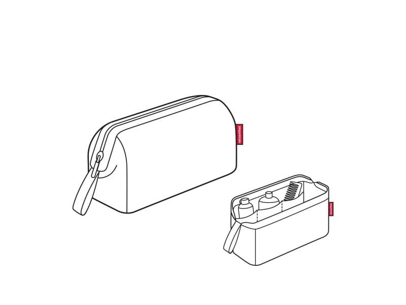 Reisenthel Necessaire Travelcosmetic Black Kosmetiktasche für alle wichtigen Badutensilien