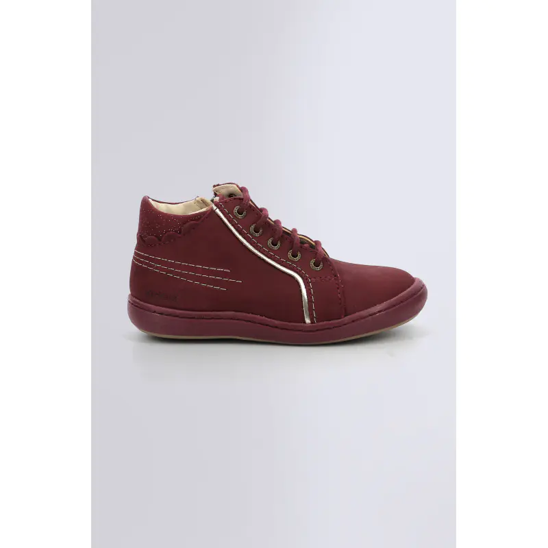 KICKPINNS BORDEAUX (28-36) BOTTINES Cuir  Fille