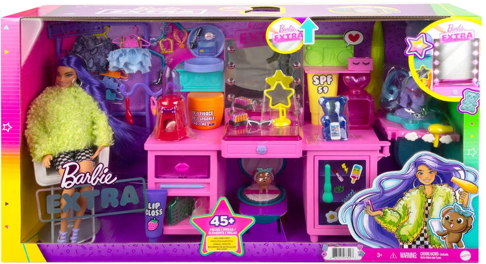 COFFRET POUPEE BARBIE EXTRA STUDIO DE MODE - BARBIE