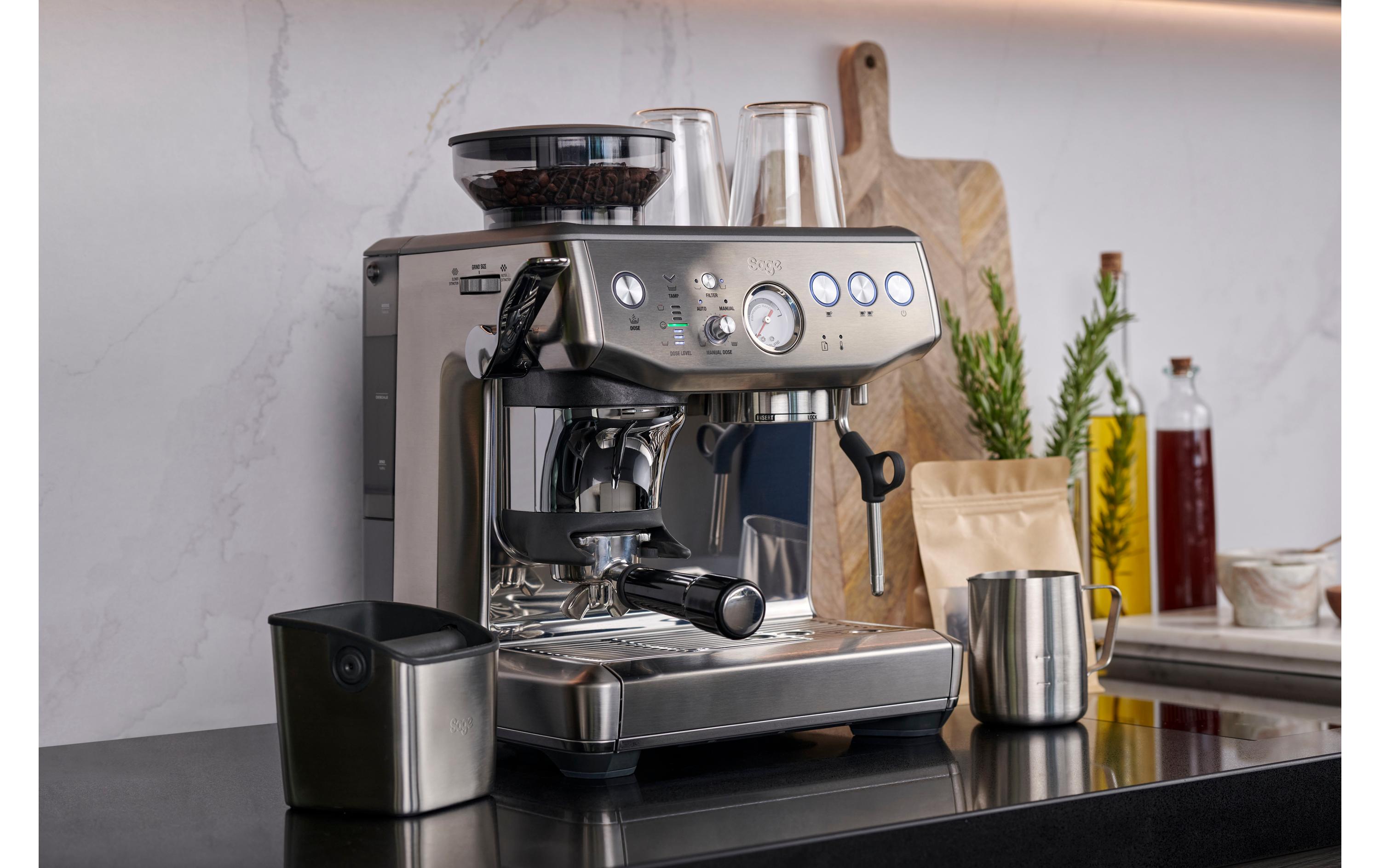 Siebträgermaschine Barista Express Impress Edelstahl<br>Kompakte und vielseitige Espressomaschine für Kaffee in Barista-Qualität