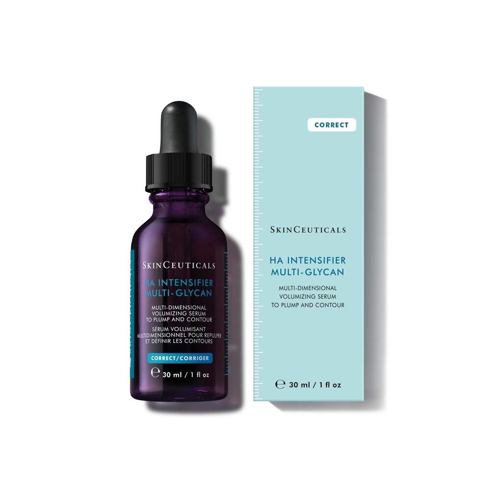 SkinCeuticals HA Intensifier Multi-Glycan: Multidimensionales Volumen-Serum mit Hyaluronsäure strafft die Haut und glättet sichtbar Falten bis zu 24%