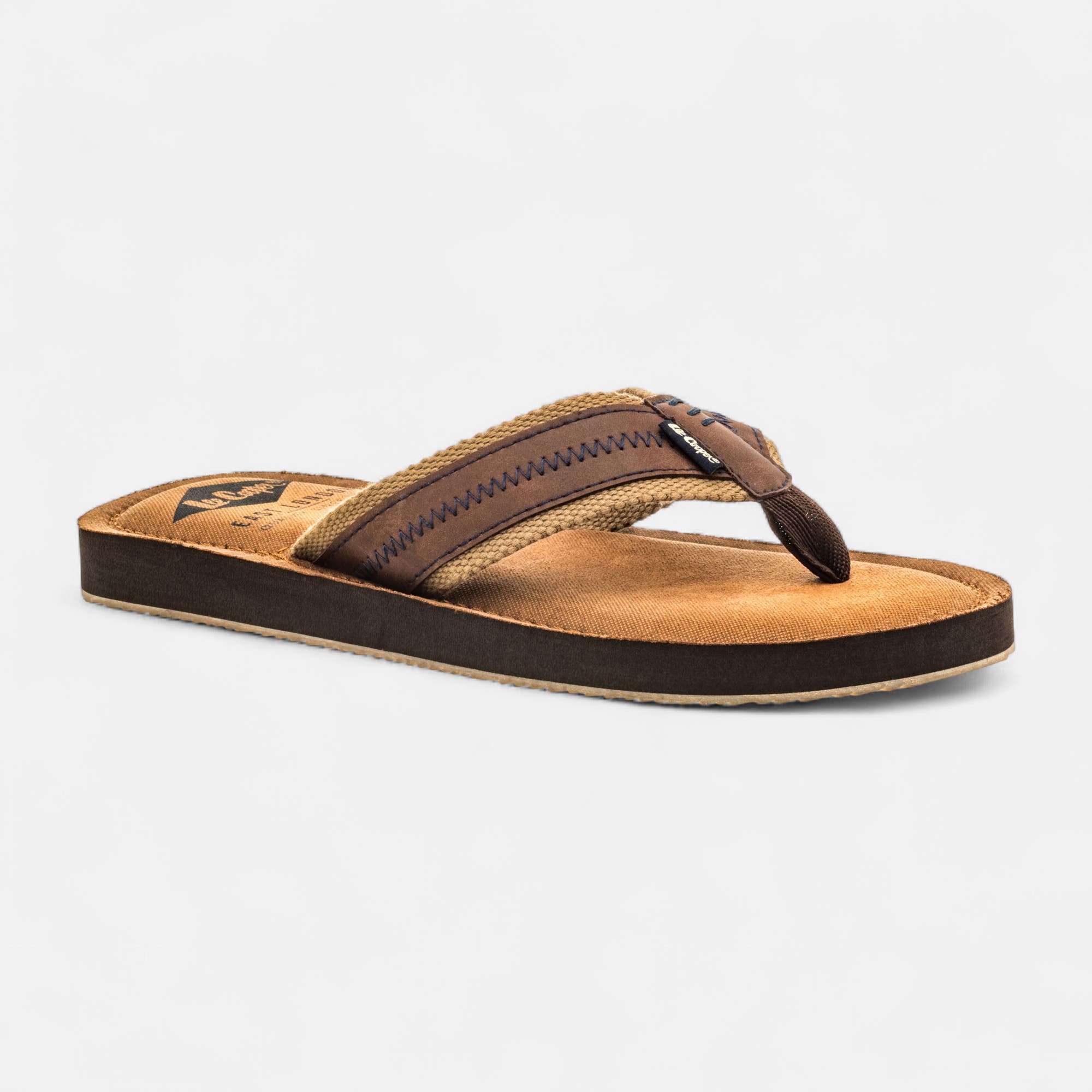 Claquettes de plage Homme marron