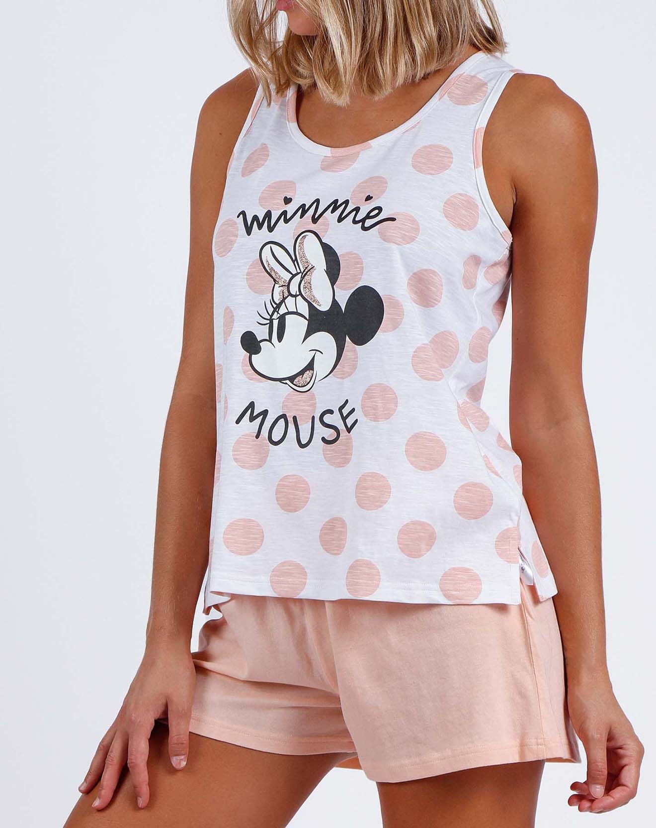 28 Pyjama Débardeur & Short Mathilde rose