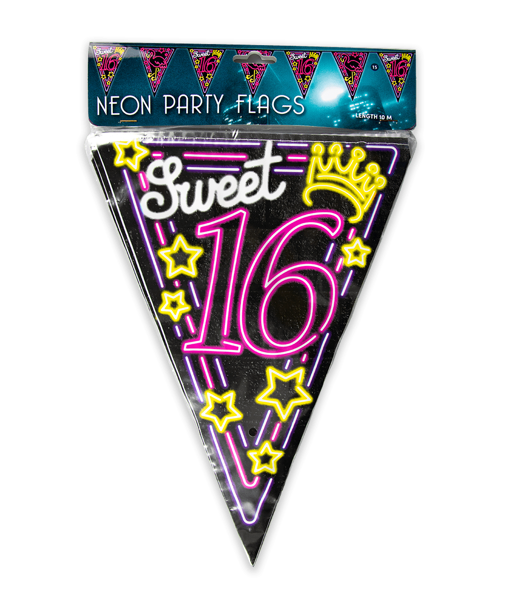 Slingers 16 jaar Sweet 16 Neon 10m