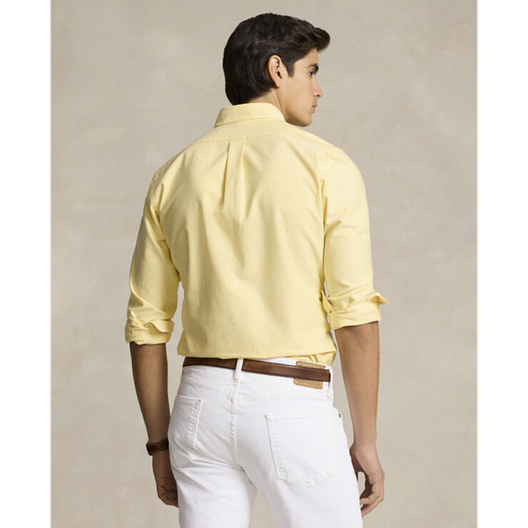 Polo Ralph Lauren Custom Fit Oxford Shirt Yellow oxford