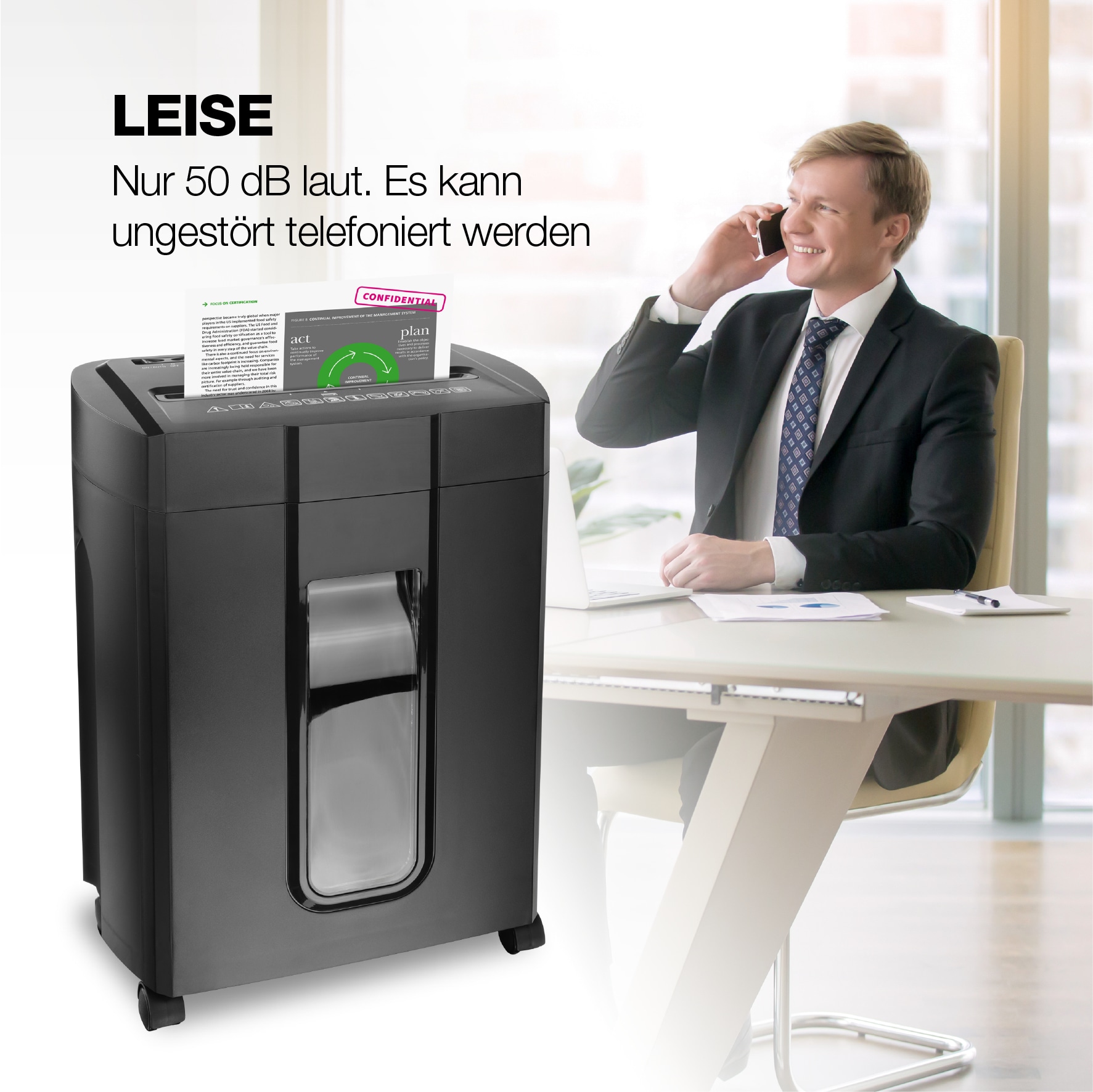 Peach Cross Cut Shredder PS500-70OP