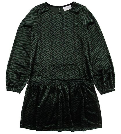 Grønt Kjole - Charlotte - Green Zebra