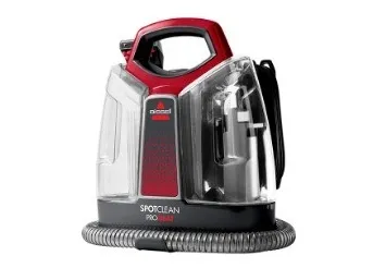 BISSELL SpotClean 3698N - Tæpperenser - beholder - uden pose - hvid/rød