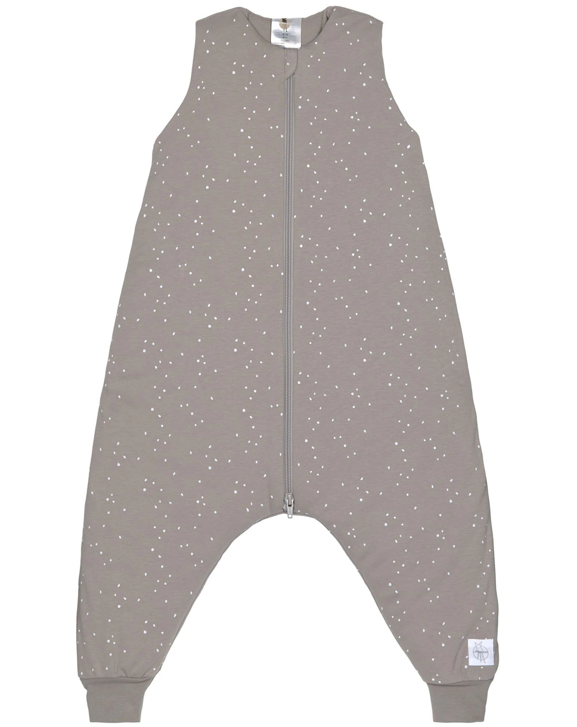 Babyschlafsack SPRINKLE mit Hosenbeinen (92cm) in taupe