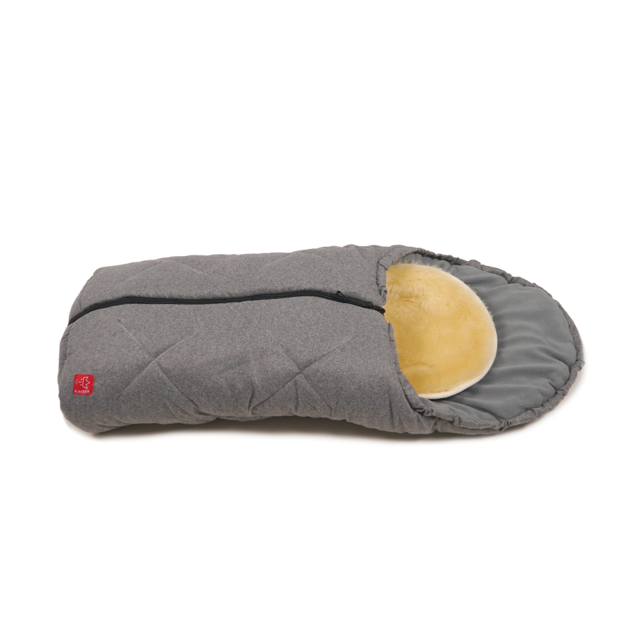 Kaiser Winterfußsack LITTLE SHEEPY anthracite melange