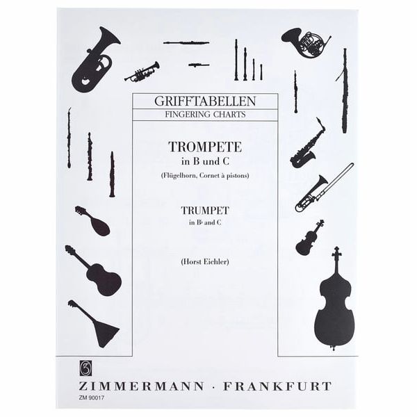 Zimmermann Verlag Fingering Chart Trumpet