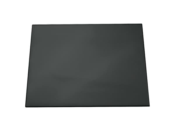 DURABLE - Skrivebordsmatte med gjennomsiktig belegg - 65 x 52 cm - plast - svart