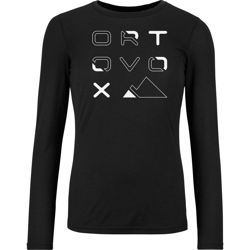 Ortovox Damen 185 Merino Brand Outline Longsleeve