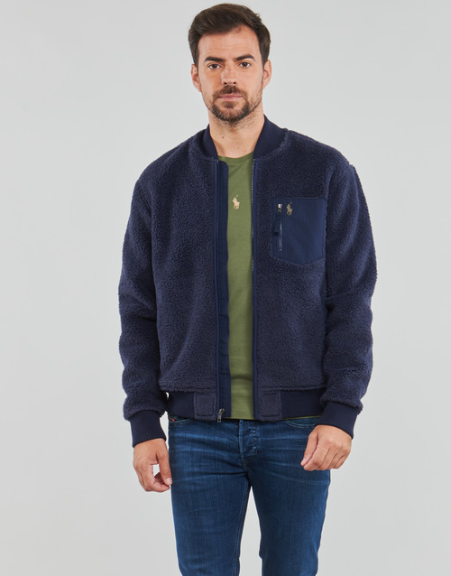 Polo Ralph Lauren - LSBOMBERM5-LONG SLEEVE-FULL ZIP Marino