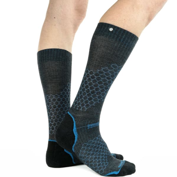 Chaussette randonnée LA CHAUSSETTE DE FRANCE GLACIERS GRIS BLEU
