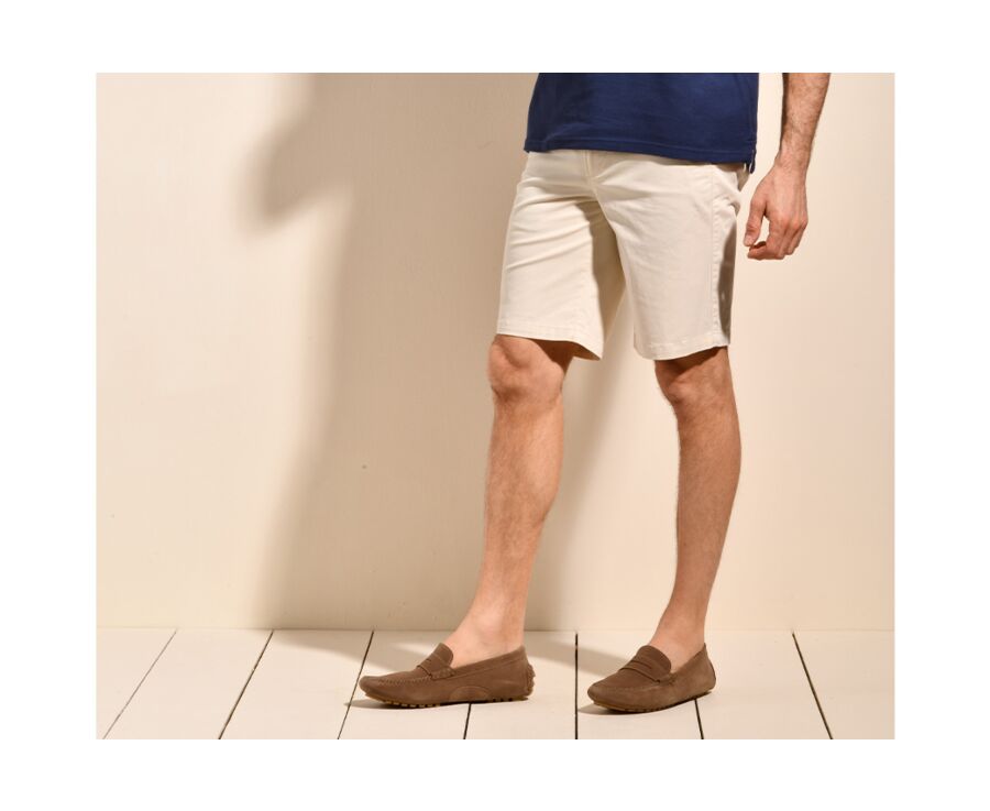 Bermuda chino homme Écru - BARRY