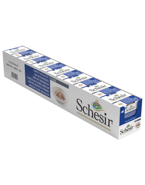 Schesir Kat Blik Gelei Vis 85 g - Kattenvoer