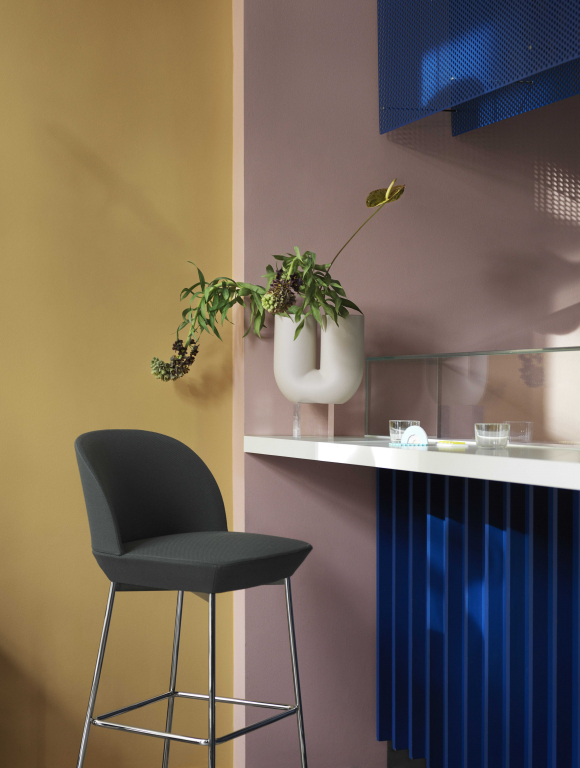 Muuto Oslo barkruk 75cm Still 941/Chrome