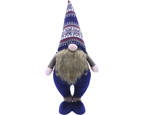 Kerstman Lafiora H 71cm blauw