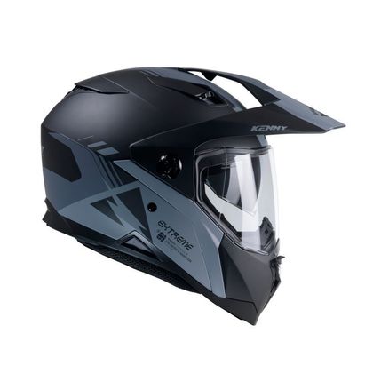 Casque Kenny EXTREME - GRAPHIC - Gris / Noir