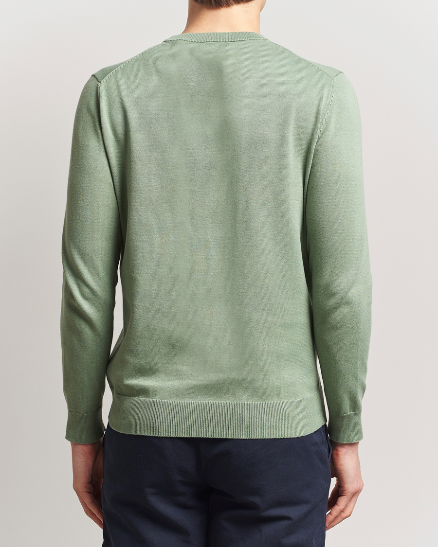 GANT Classic Cotton Crew Neck Kalamata Green