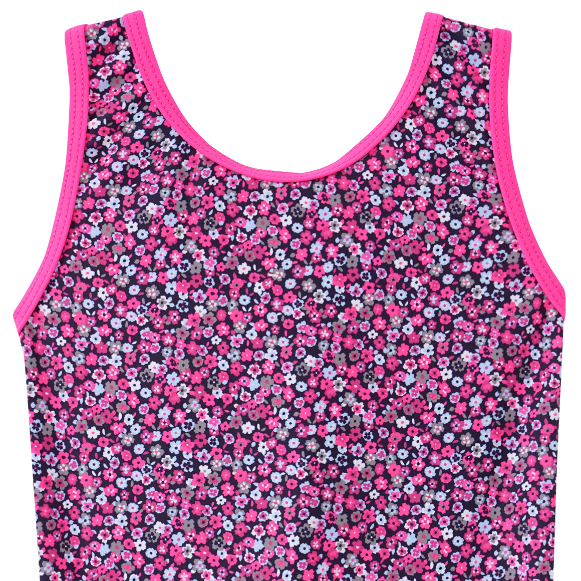 Topolino Mädchen Badeanzug mit Blumen pink