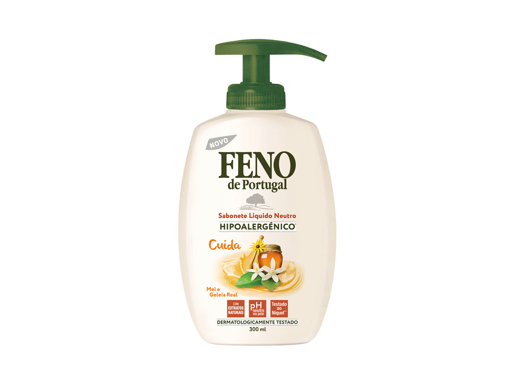 SABONETE LÍQUIDO MEL E GELEIA REAL FENO DE PORTUGAL 300 ML