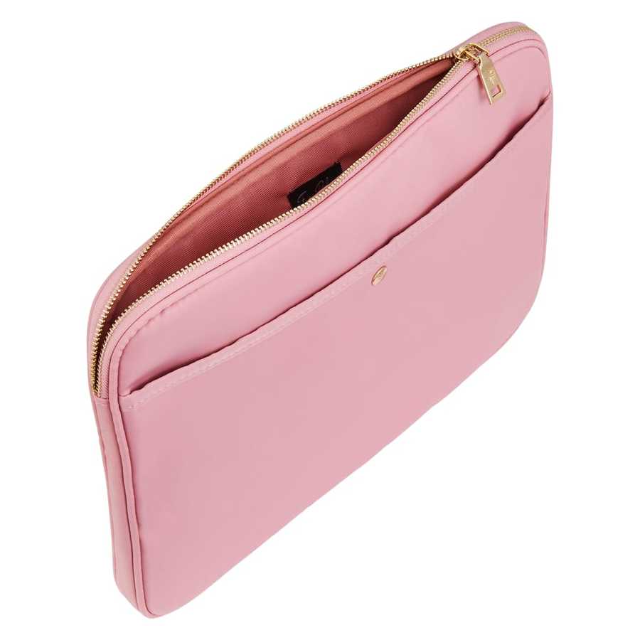 Fan Palm Soft Pink Nylon Laptop Sleeve