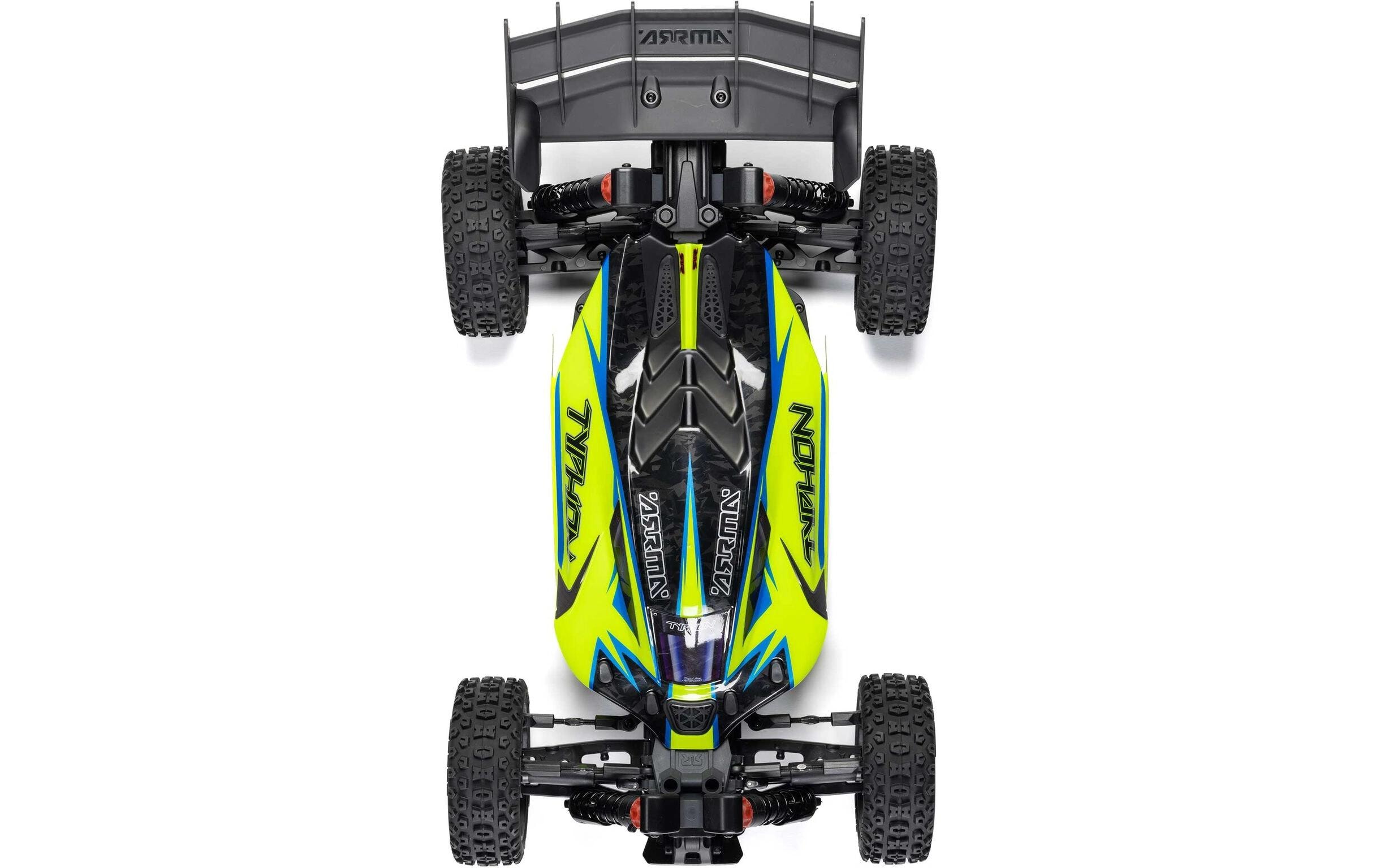 Buggy TYPHON BLX 223S Gelb ARTR, 1:8<br>Off-Road Buggy mit Brushless Motor
