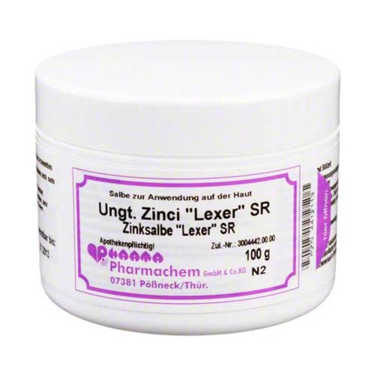 Unguentum Zinci Lexer SR, 100 g