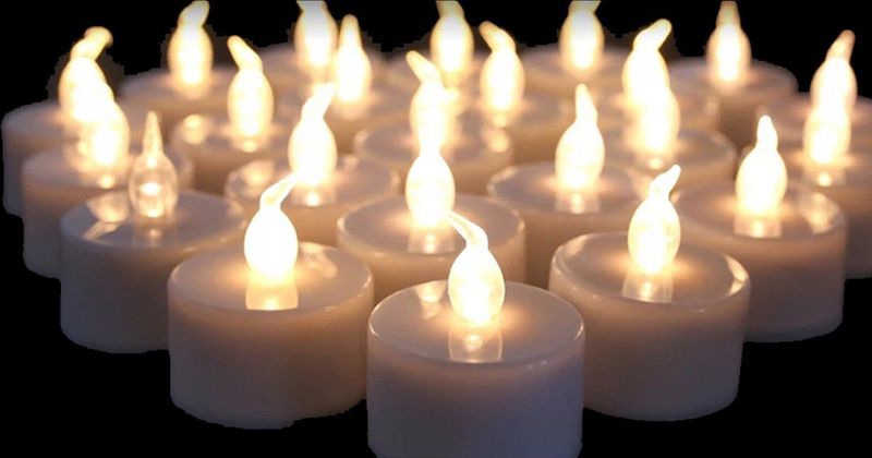 Theelichtjes - Waxinelichtjes LED - Theelichten - Op batterijen - LED verlichting - Kaarsjes - 24 stuks - wit